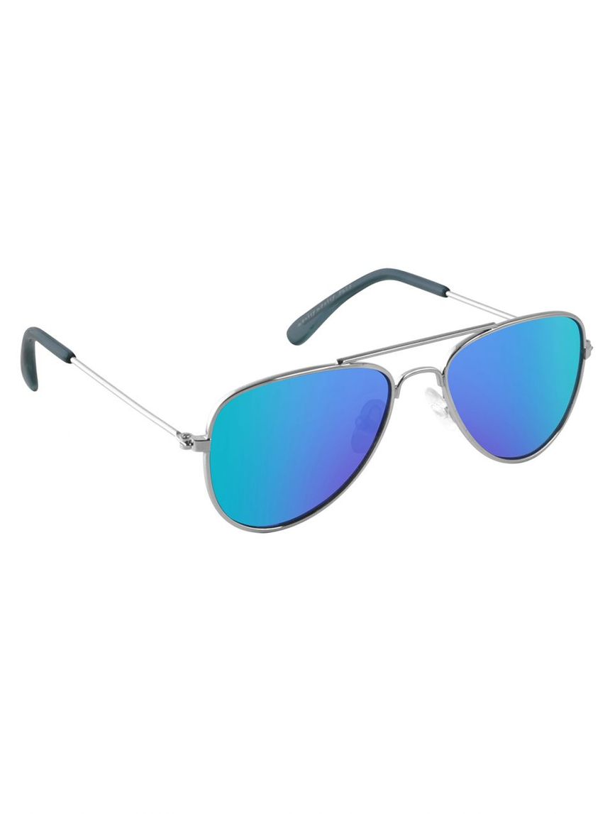 Occhiale da sole aviator bambino colore argento/blu - taglia 0-3 anni - monkey monkey