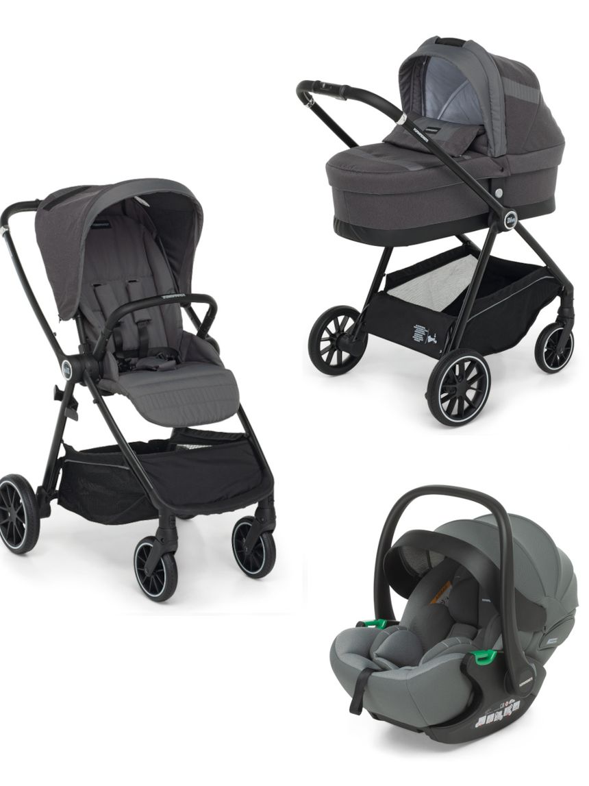 Trio divo + seggiolino rek grey+ adattatore - sport - foppapedretti