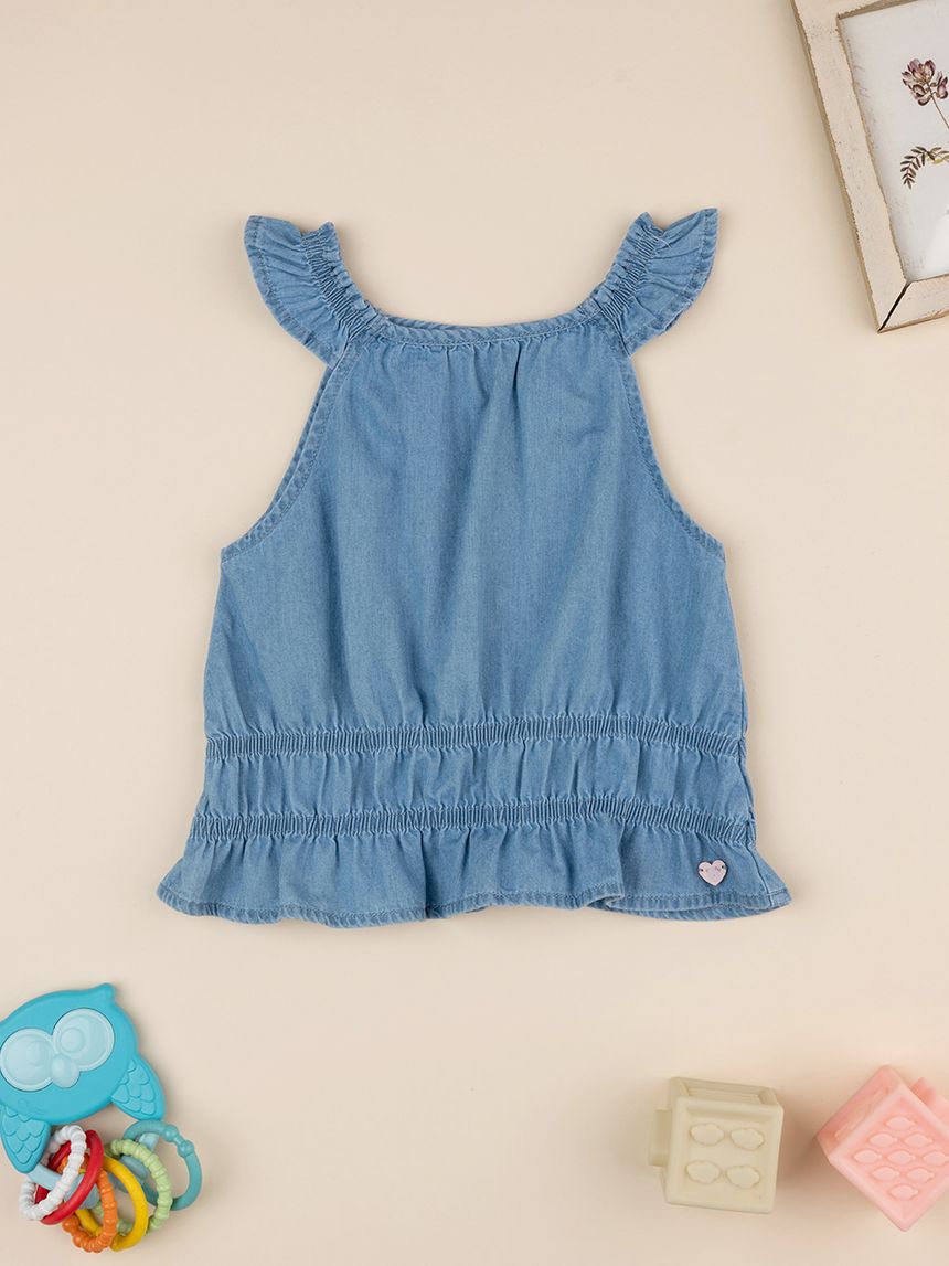 Blusa bimba denim