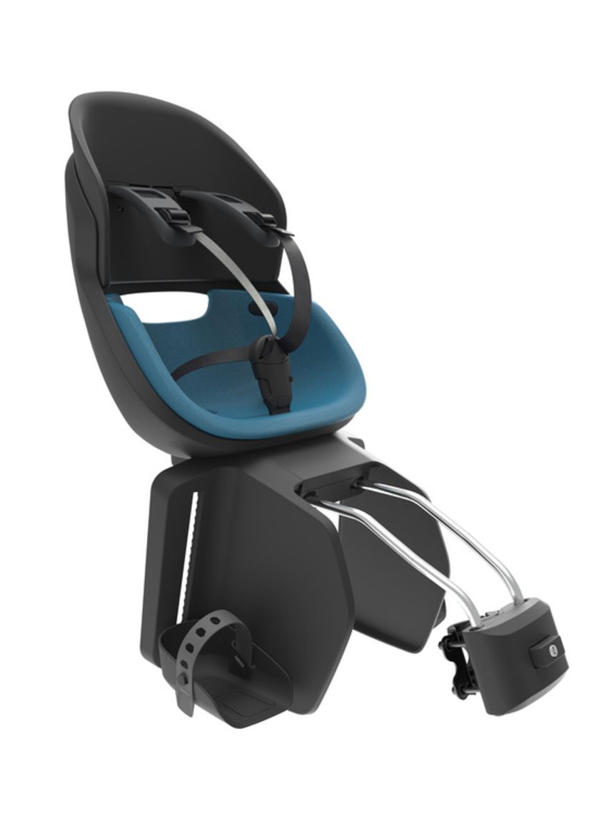 Prodigee icon rear frame - seggiolino bici con montaggio posteriore a telaio azure blu