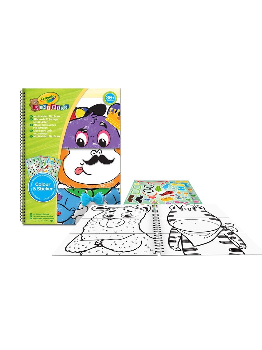 Mini kids album abbina e colora - 3+  crayola