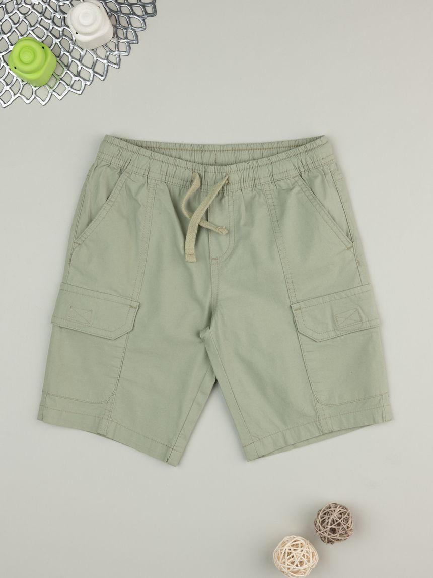 Shorts bimbo verdi cargo