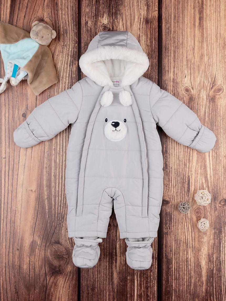 Tuta da neve nylon bimbo grey