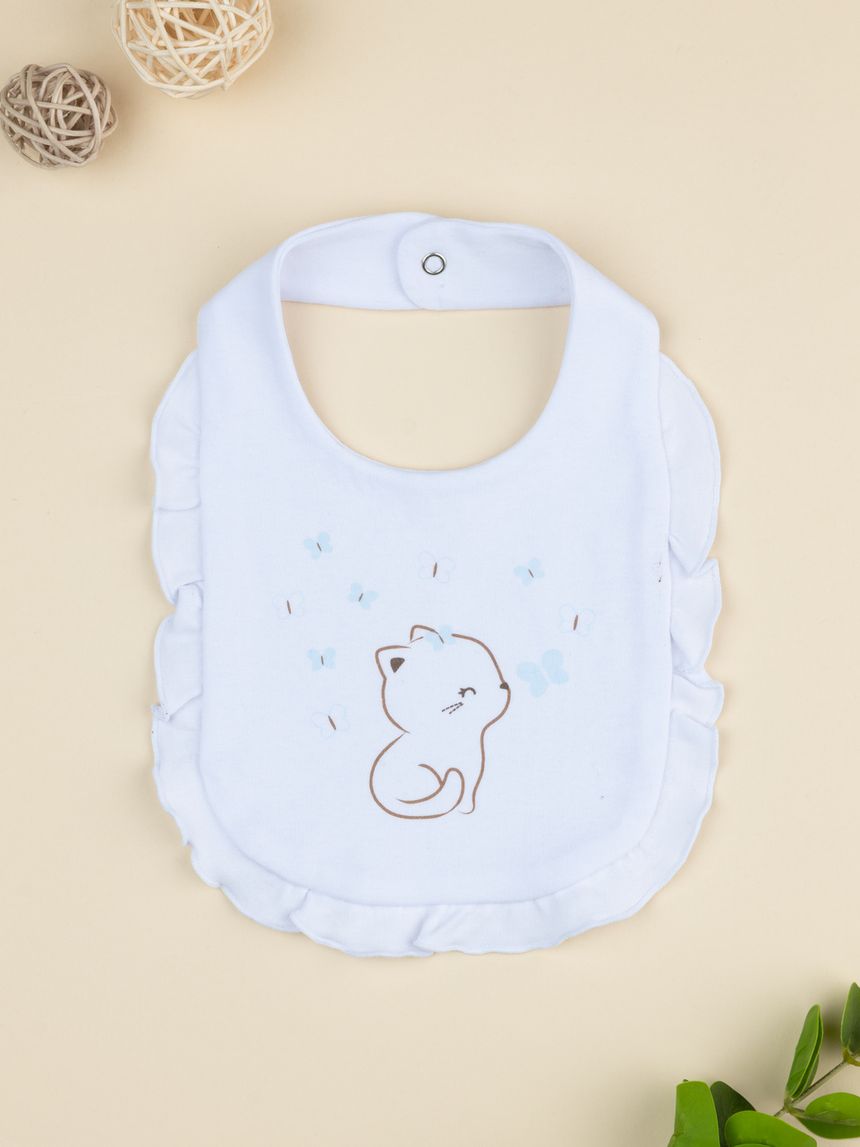 Bavaglino neonata gattino
