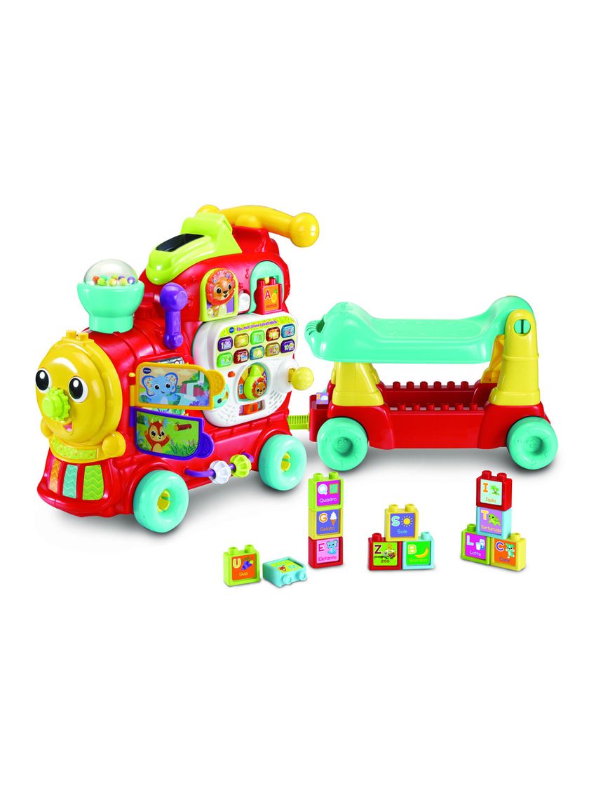 Edo, maxi treno cavalcabile. una grande locomotiva 7 in 1 per partire all’avventura - 12m+ - vtech