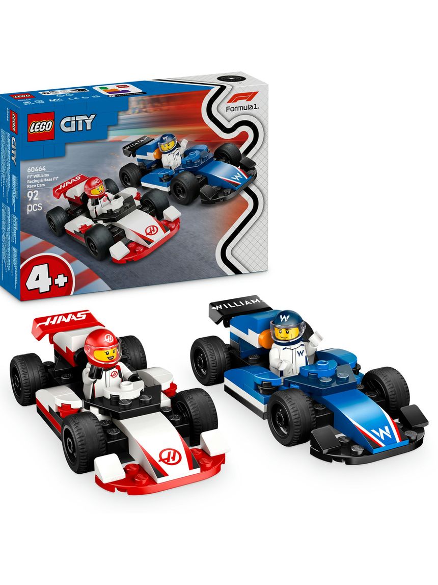 Williams racing e haas f1 – 60464 – lego city