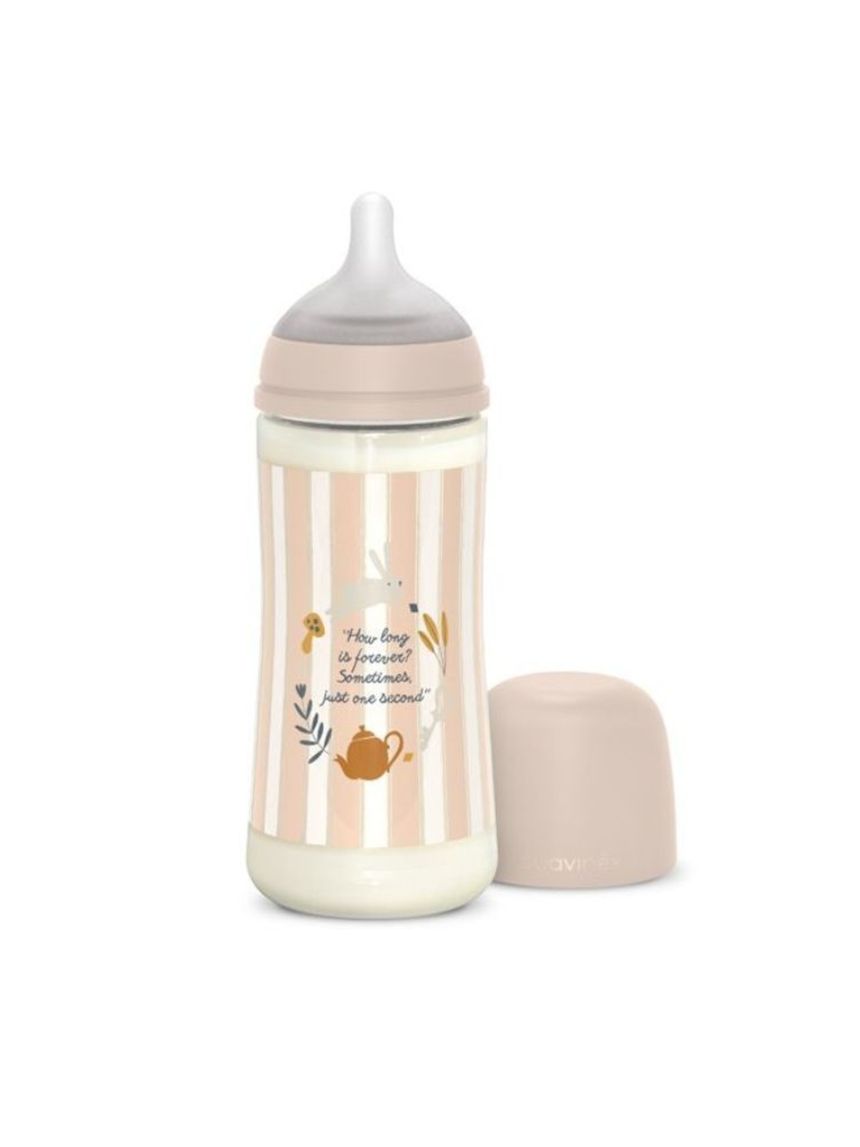 Biberon wonderland 360 ml flusso denso rosa - suavinex
