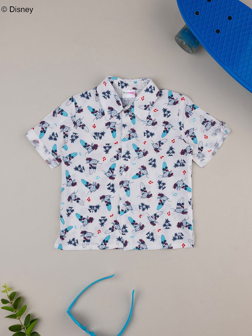 Camicia bimbo fantasia organic cotton