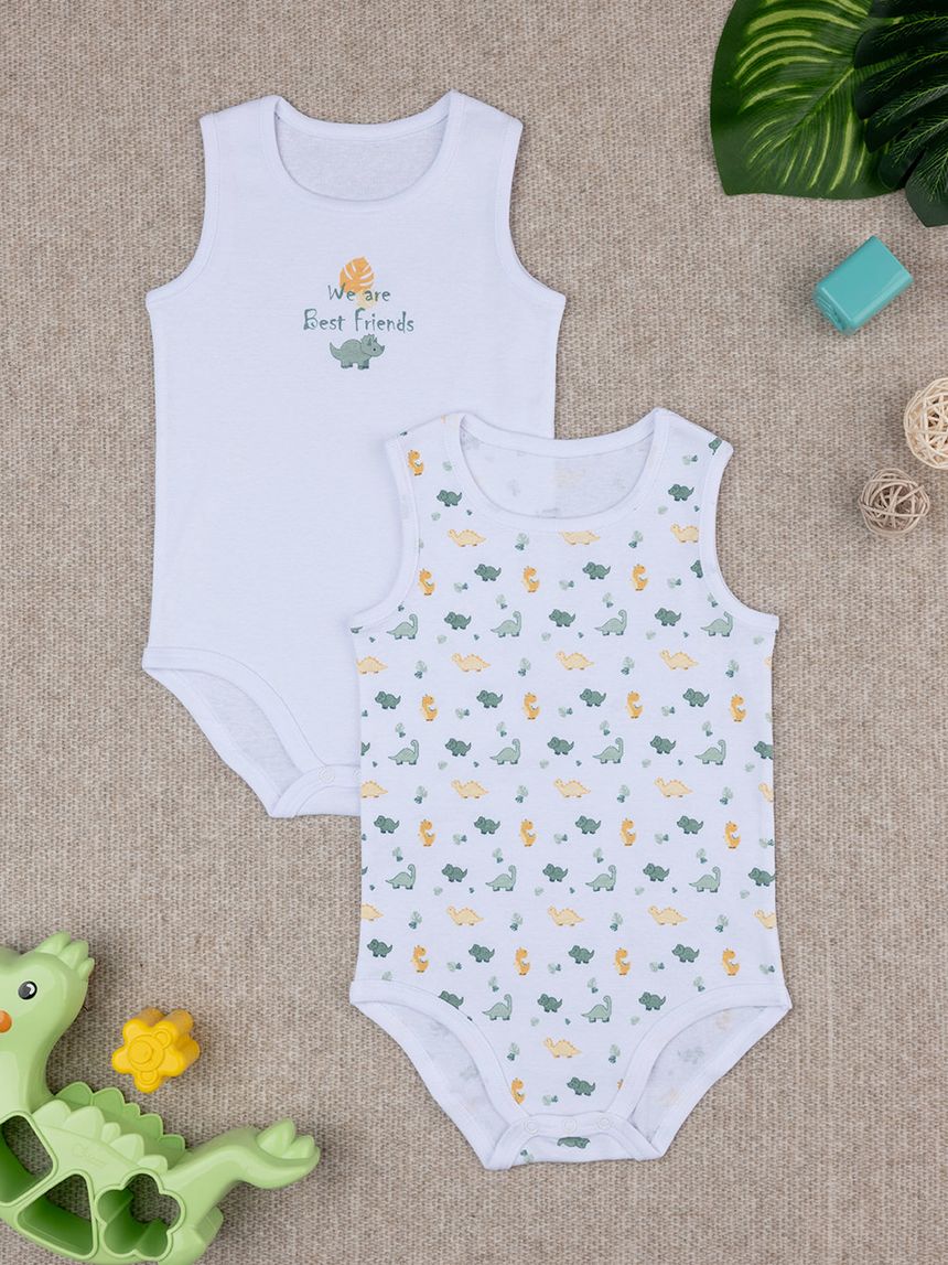 Pack 2 body costina bimbo dinosauri