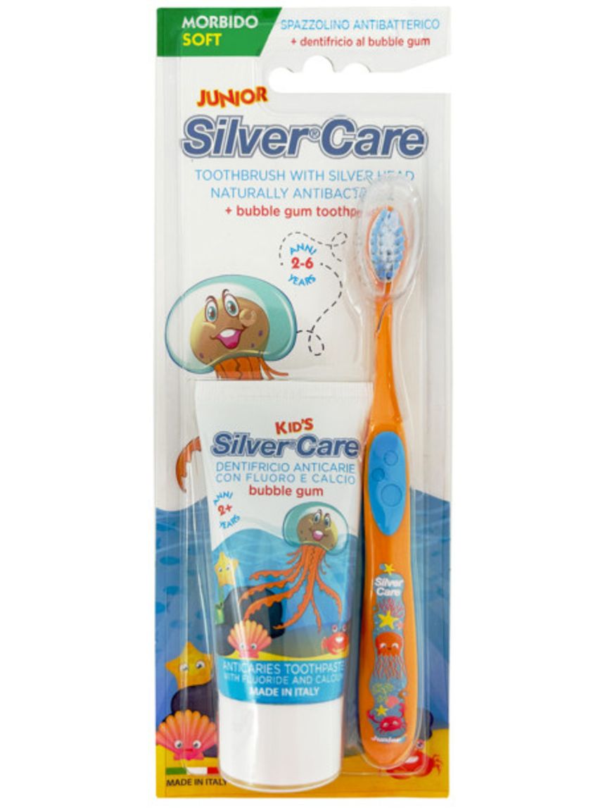 Kit spazzolino junior + dentifricio 50 ml - silvercare