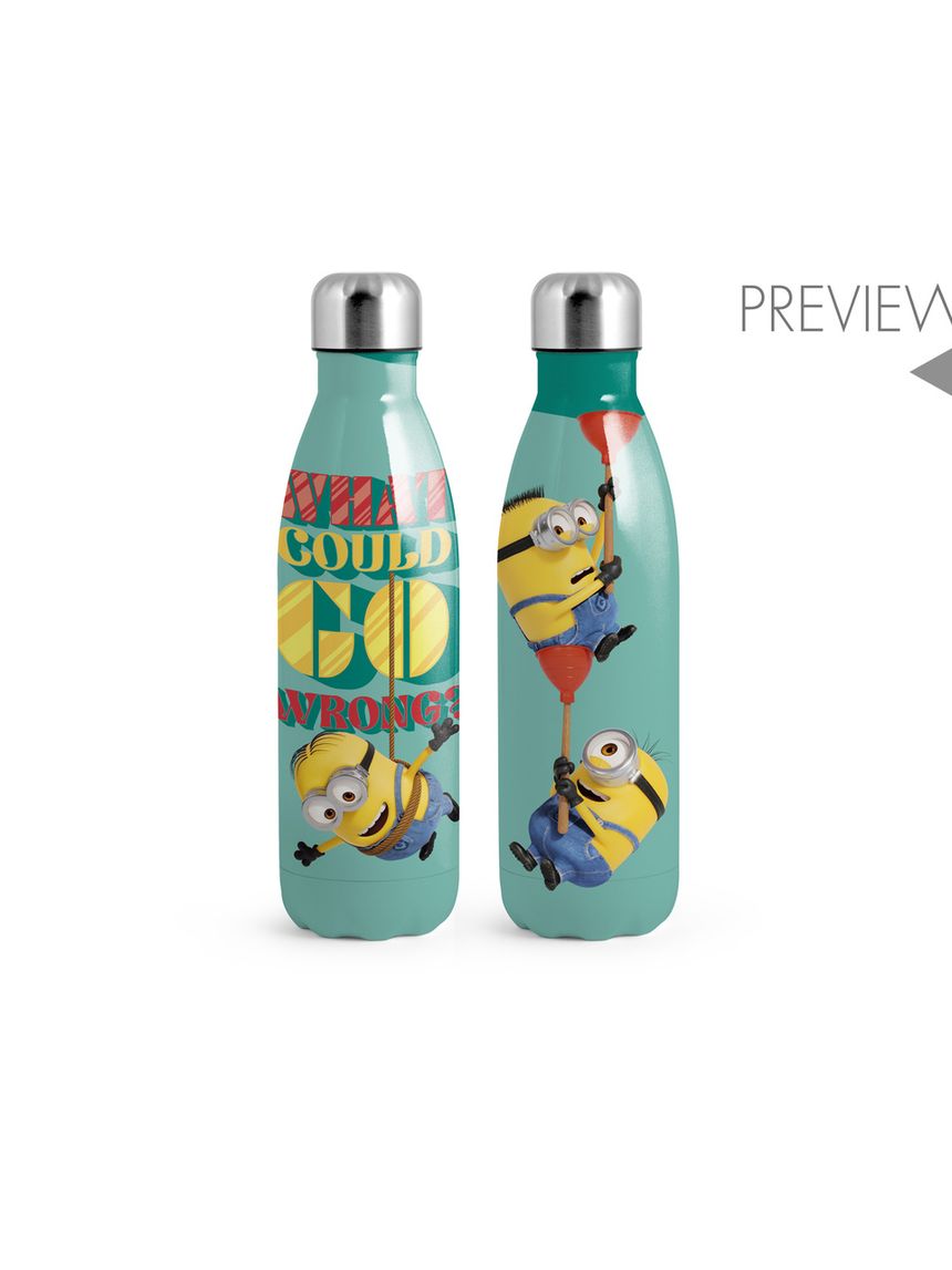 Bottiglia termica in acciaio inox minions 4 lt0,5 - lulabi