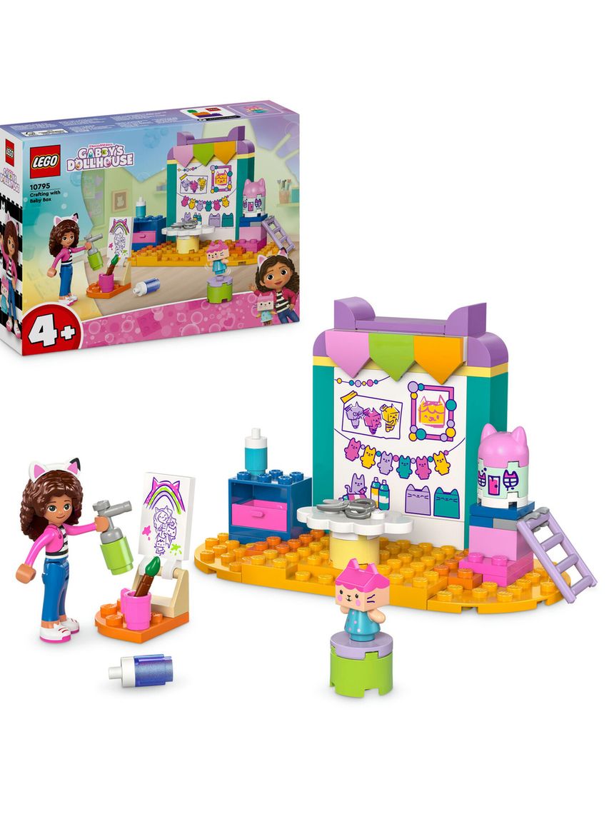 La casa delle bambole di gabby - creazioni con baby scatola - 4+ - lego gabby's dollhouse