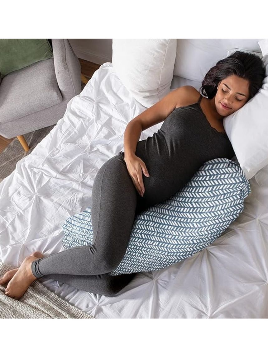 Cuscino gravidanza total body navy blue 3 pezzi - boppy