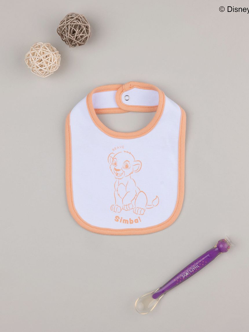 Bavaglino bimbo arancione