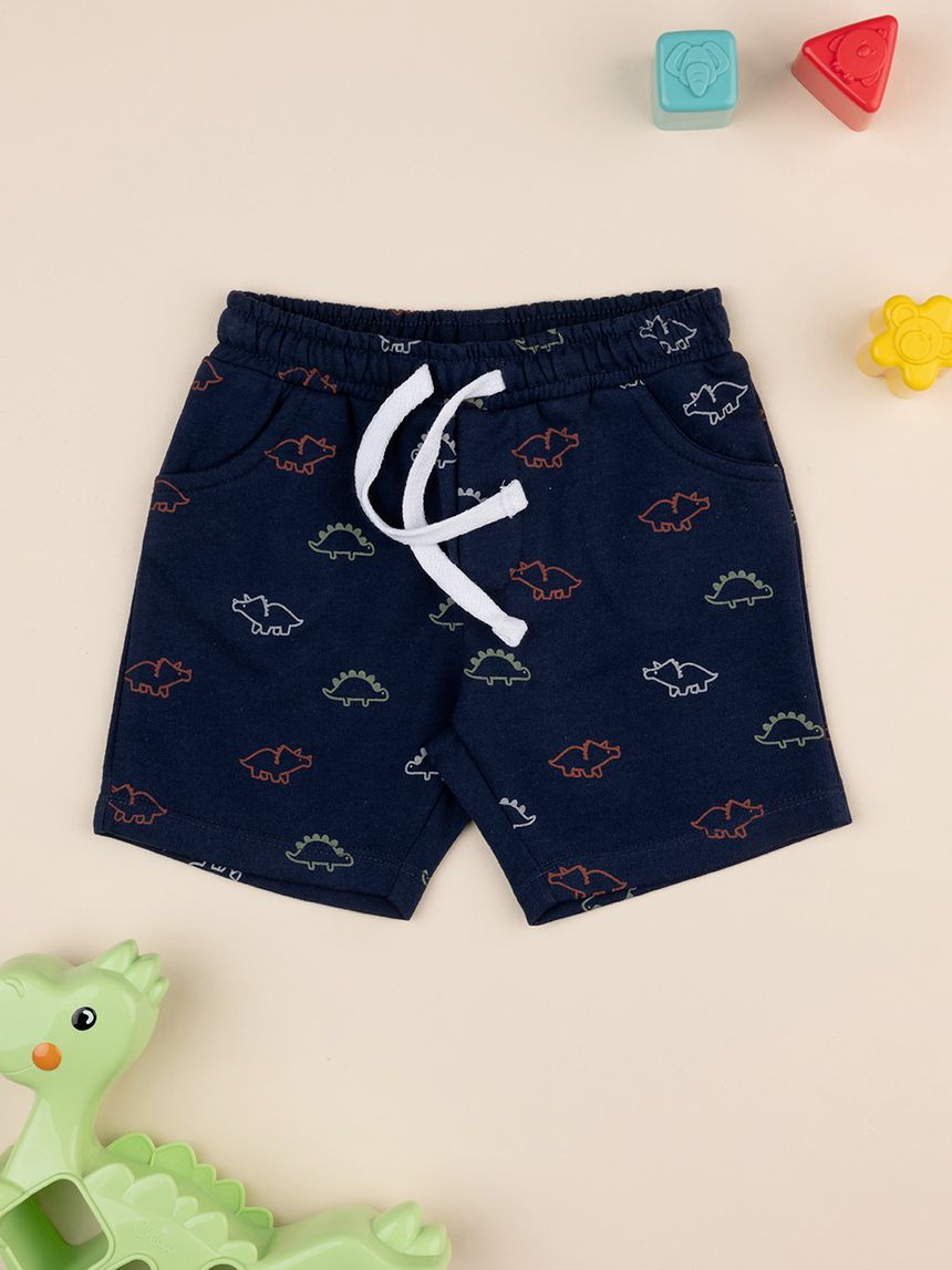 Pantalone bimbo blu dino allover