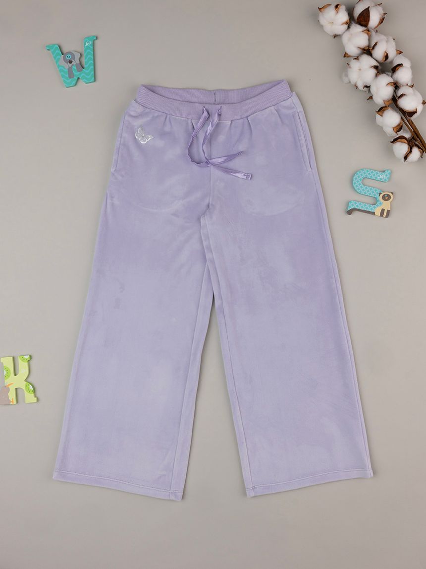 Pantapalazzo bambina in ciniglia