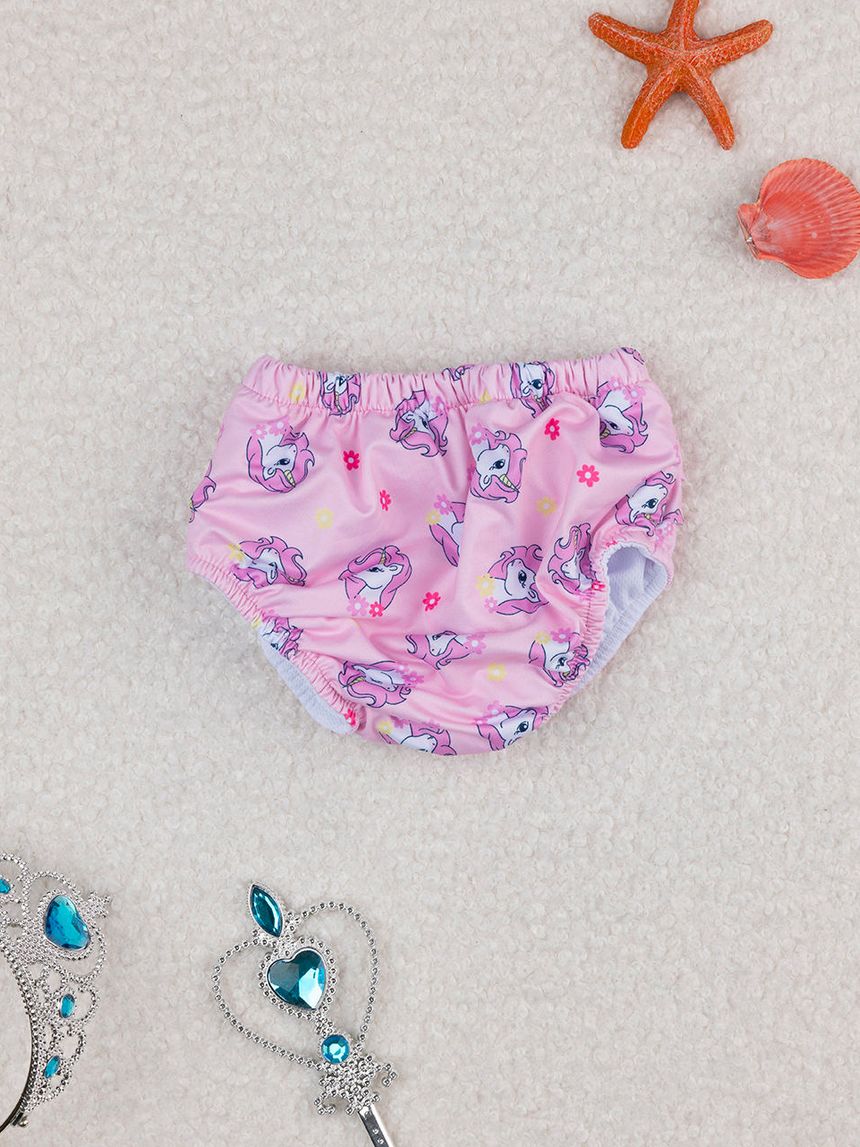 Costume antifugas bimba rosa unicorni