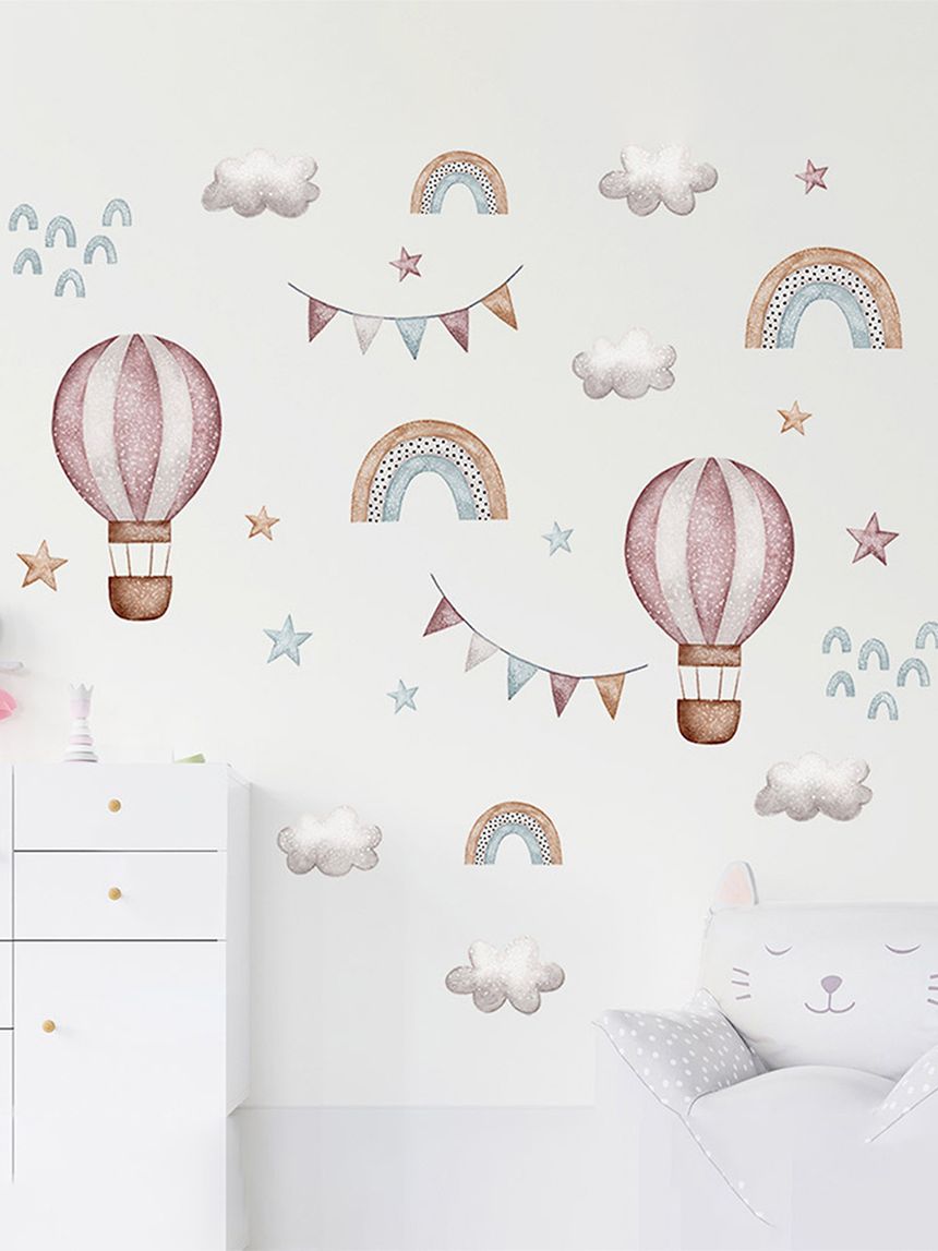 Adesivo decorativo da parete - palloncini -  autoadesivo - sipo