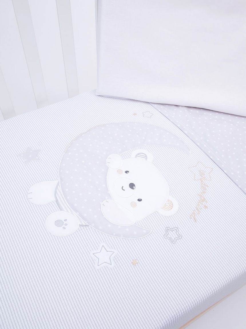 Coperta estiva da lettino stelle e orso