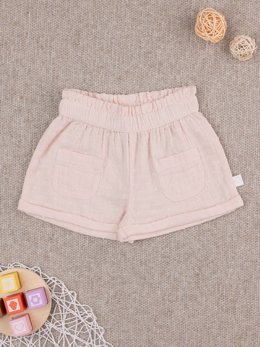 Shorts bimba rosa