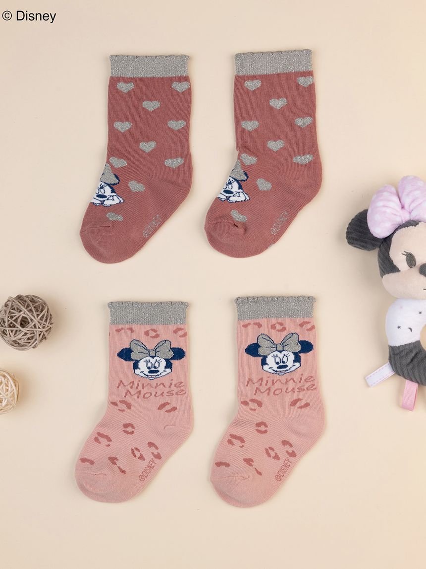 Pack 2 gambaletti bimba disney minnie