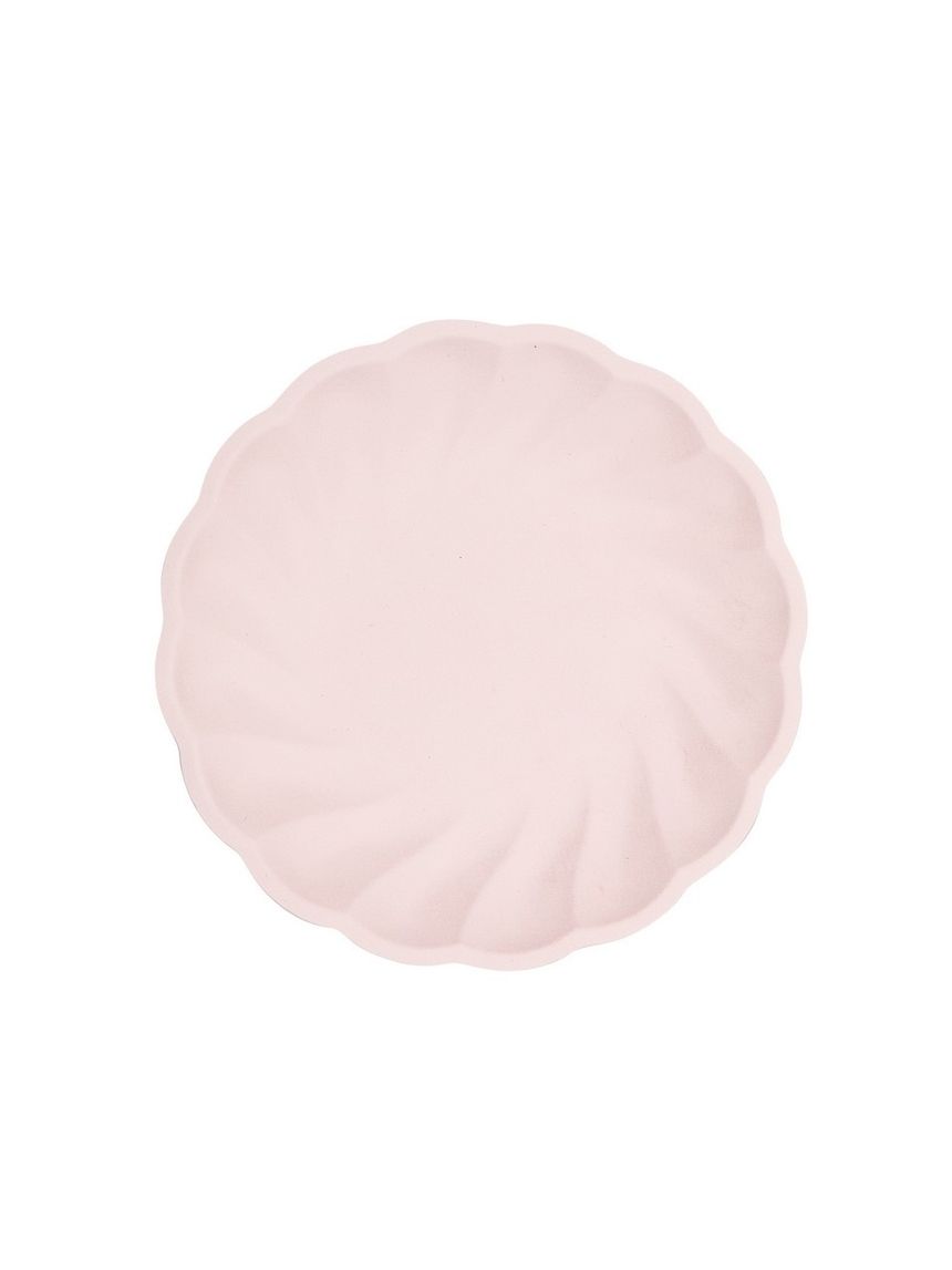 Piatto rotondo vert 19 cm - 6 pezzi -  rosa