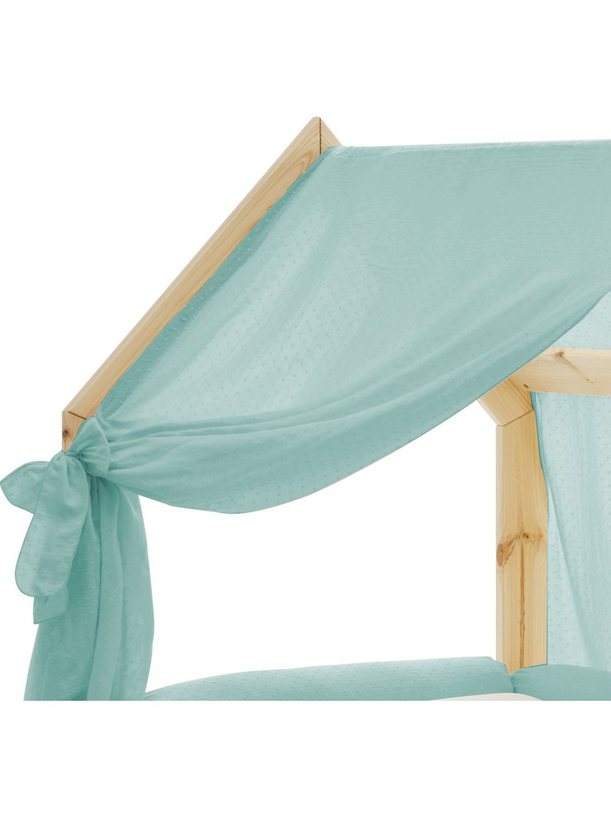 Tenda decorativa experience muslin verde - italbaby