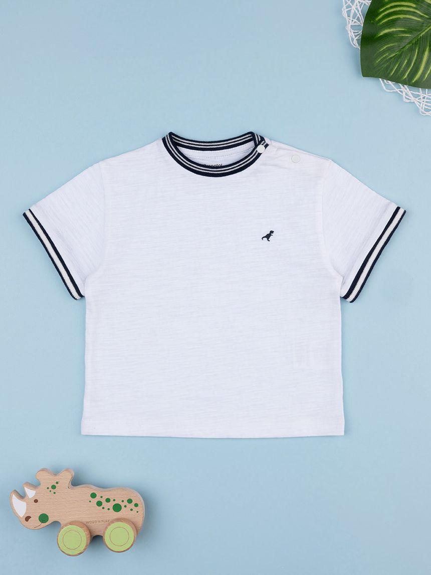 T-shirt bimbo bianca