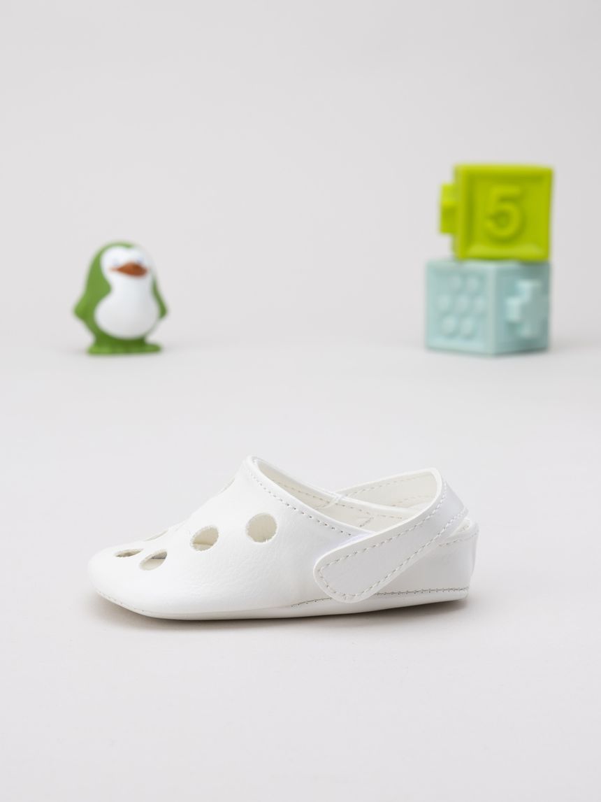 Sabot bianchi neonato