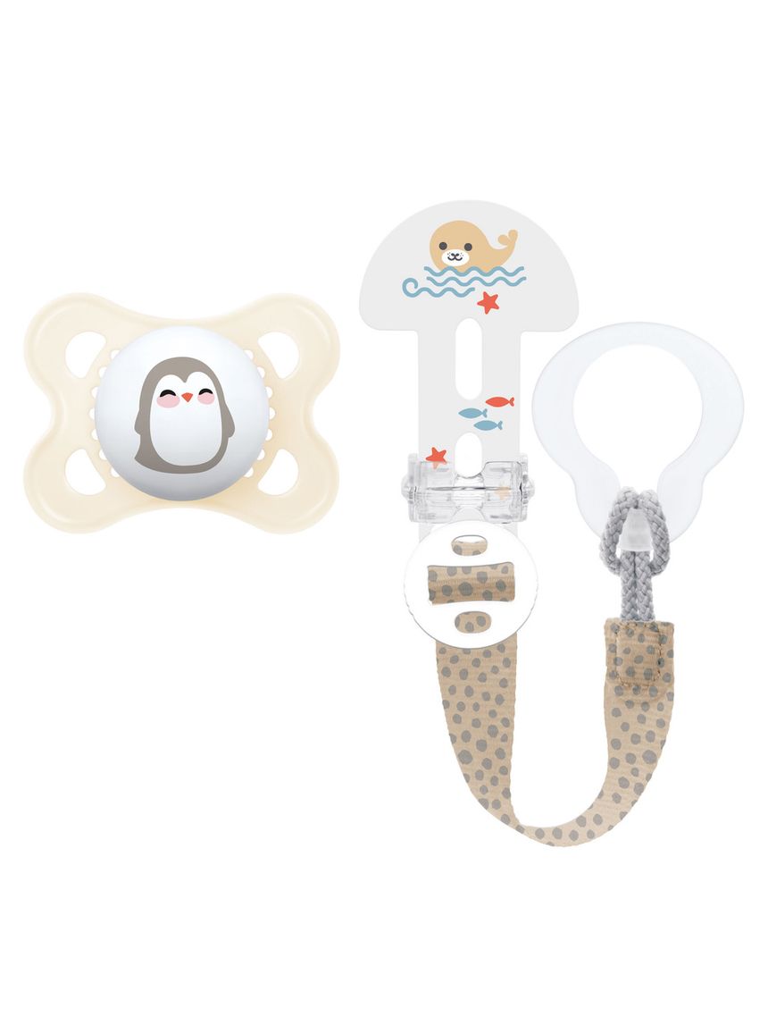 Combi pack succhietto original 2-6 mesi + clip it! colori assortiti - mam