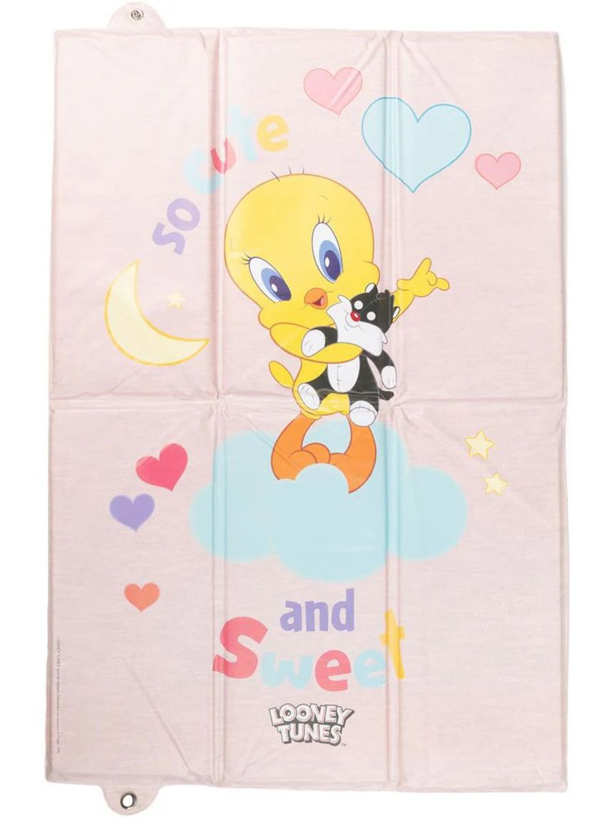 Piano cambio pieghevole 56x38 - looney tunes