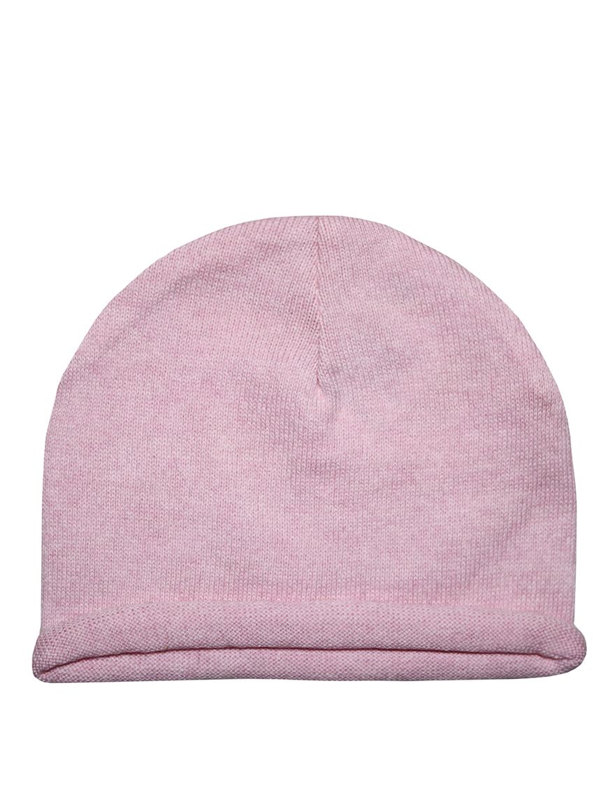 Cappellino in cotone rosa