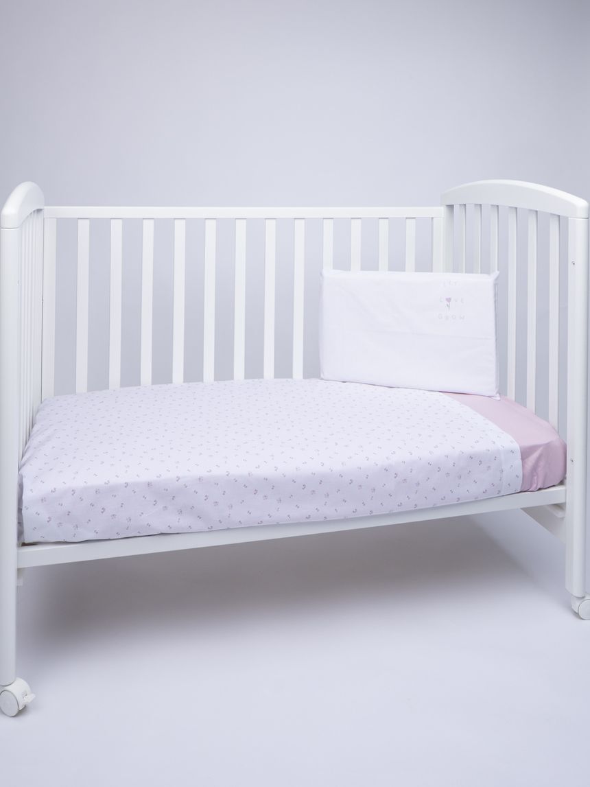 Completo lettino 3 pezzi fiorellini allover