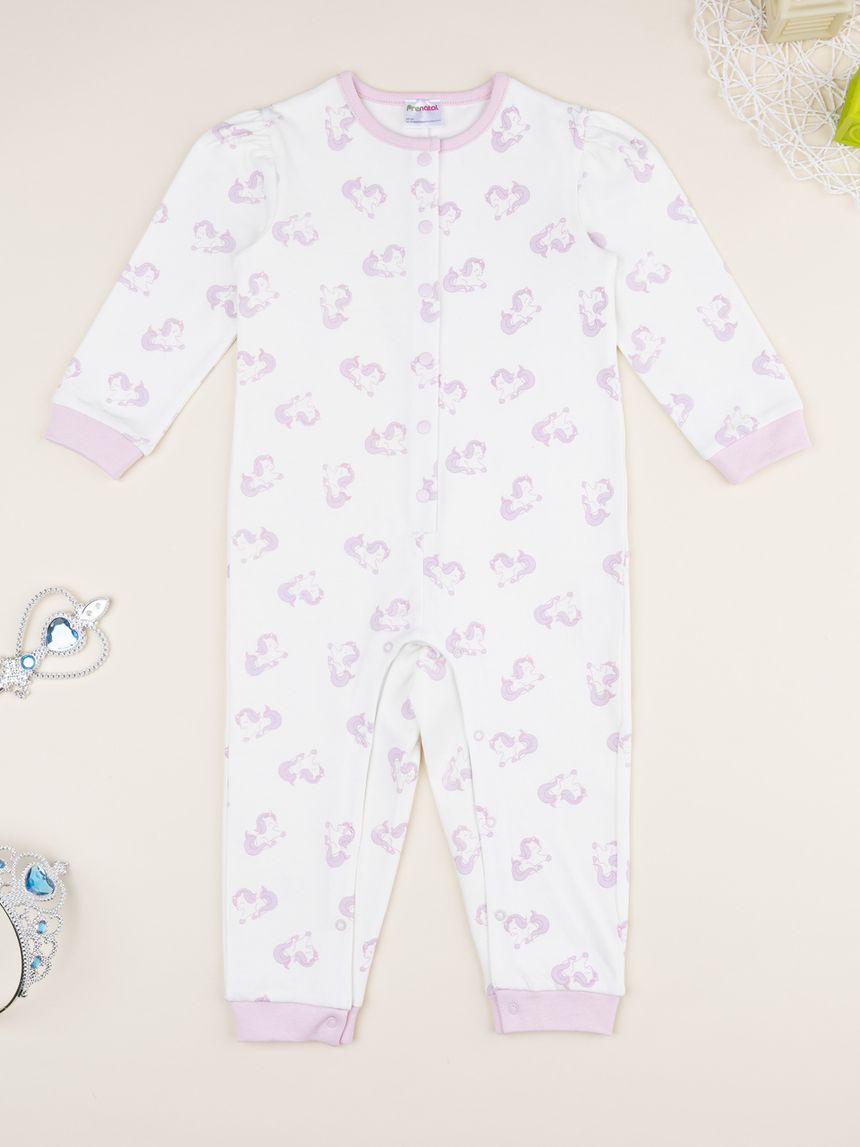 Pigiamone bimba unicorni