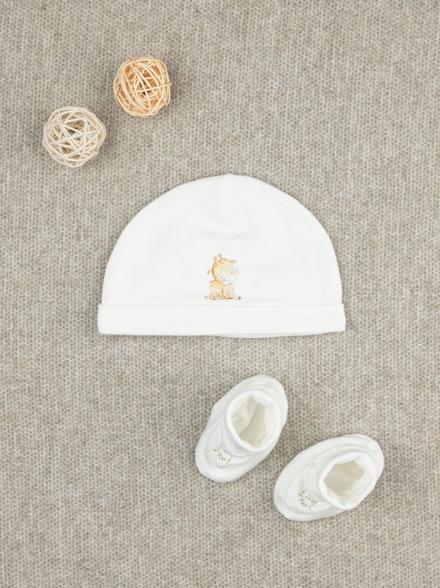 Pack cappello e babbucce bimbo