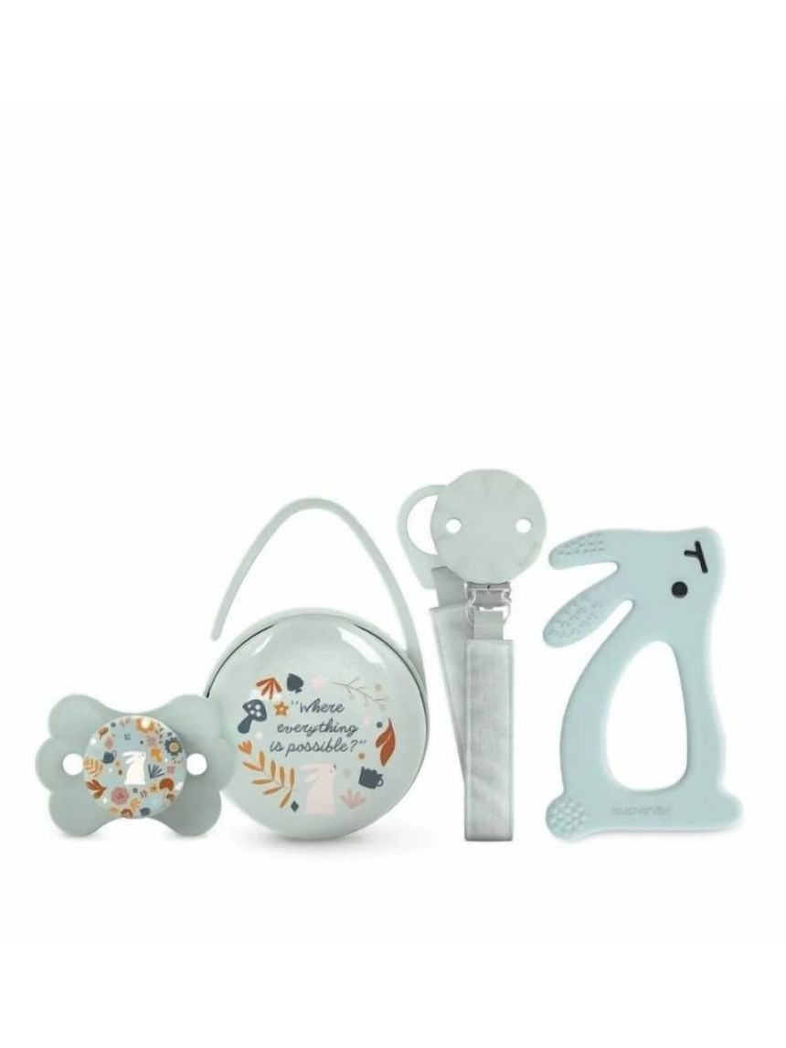 Set di regalo wonderland liberty - azzurro - suavinex