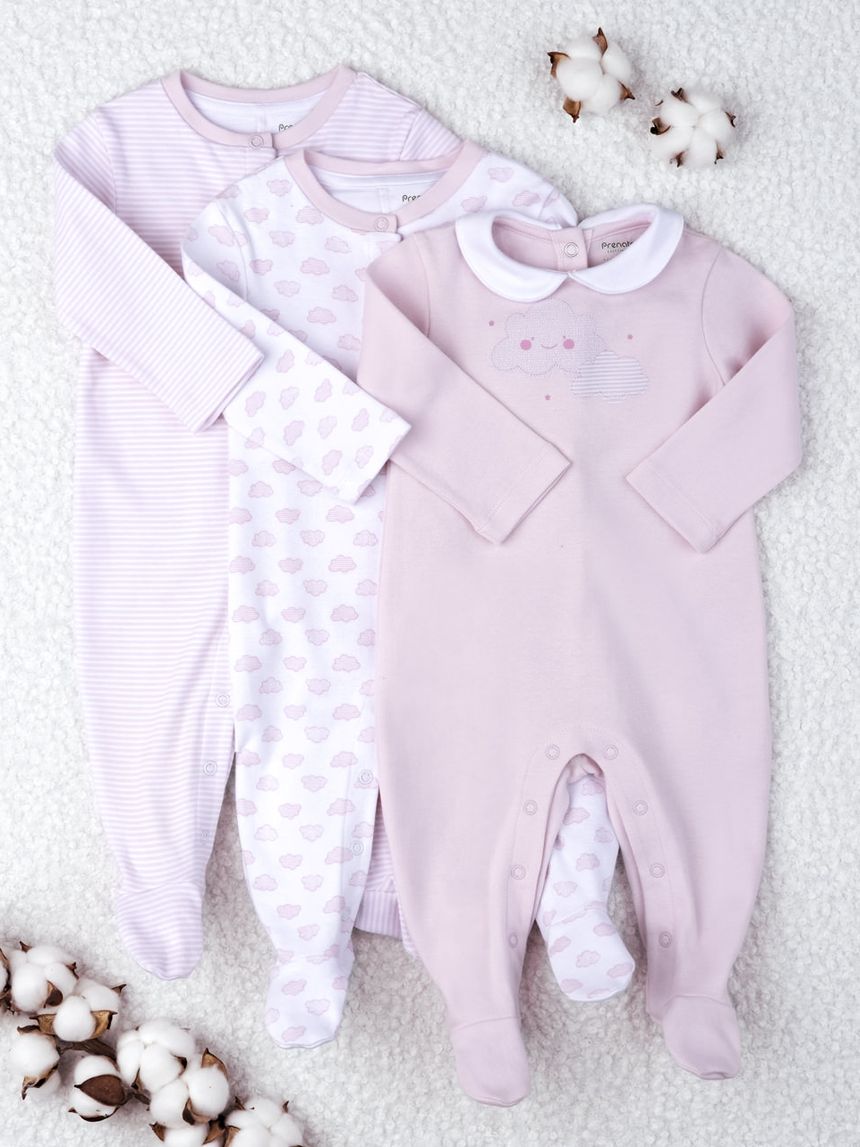 Pack 3 tutine bimba "rosa"