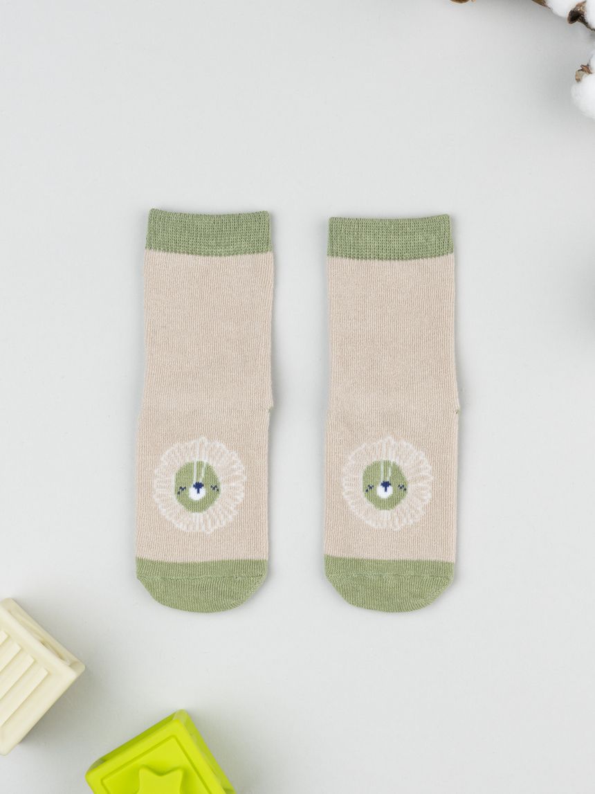 Antiscivolo bimbo beige leoni