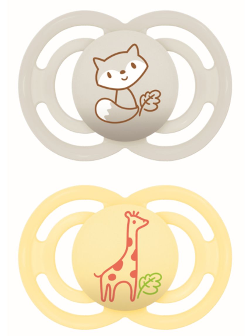 Succhietto perfect confezione doppia 16+ mesi con porta ciuccio - neutro -  mam
