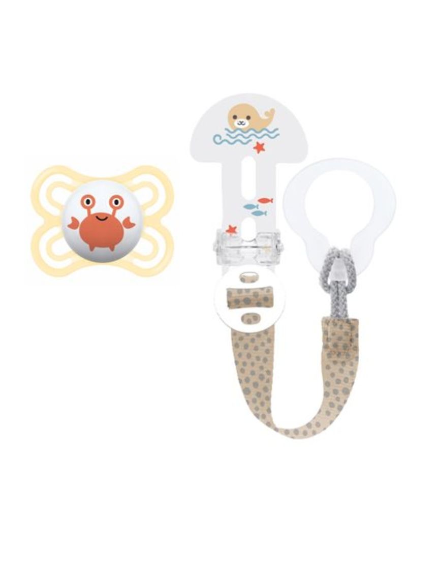 Combi pack succhietto perfect 2-6 mesi + clip it! colori assortiti - mam