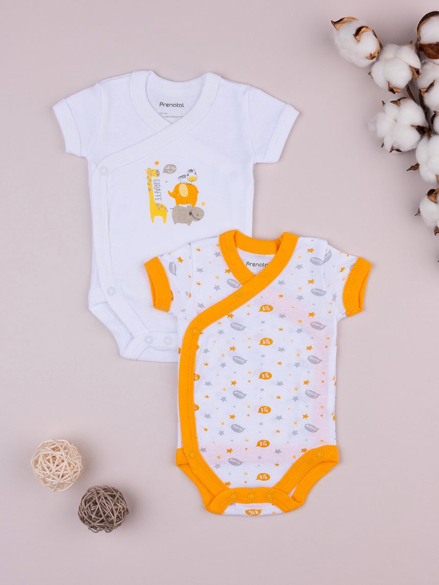 Pack 2 body neonato "animaletti"