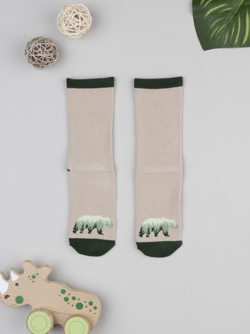 Antiscivolo bimbo marrone orso polare