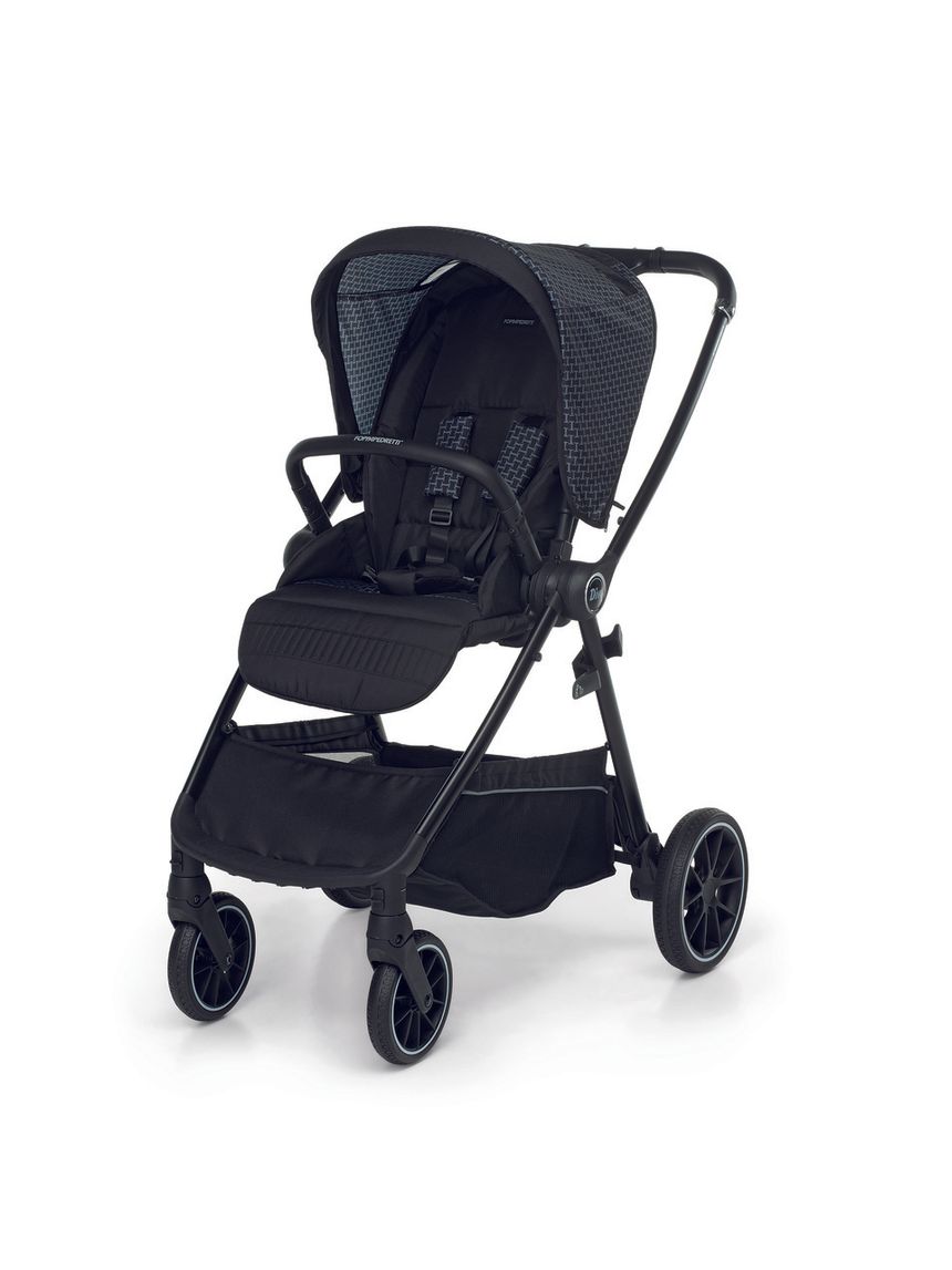 Trio divo chic + seggiolino rek black + adattatore - foppapedretti