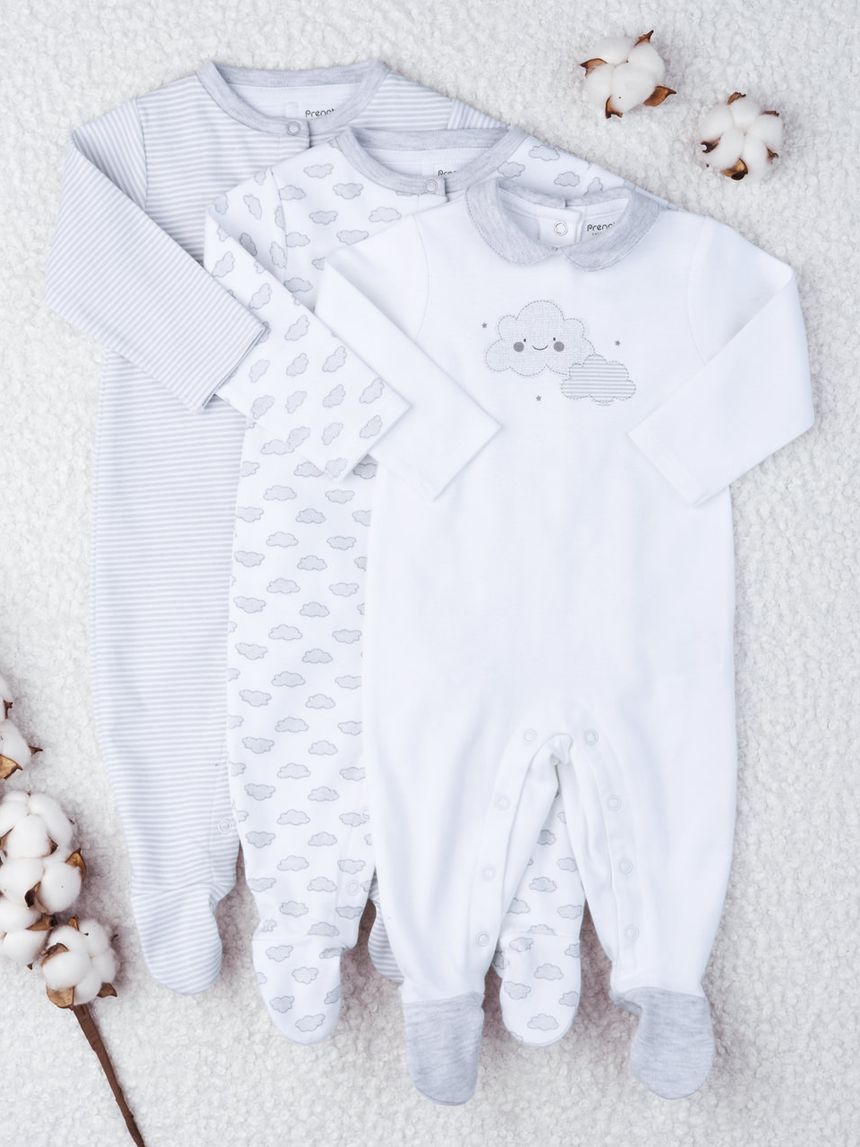 Pack 3 tutine unisex "grey"