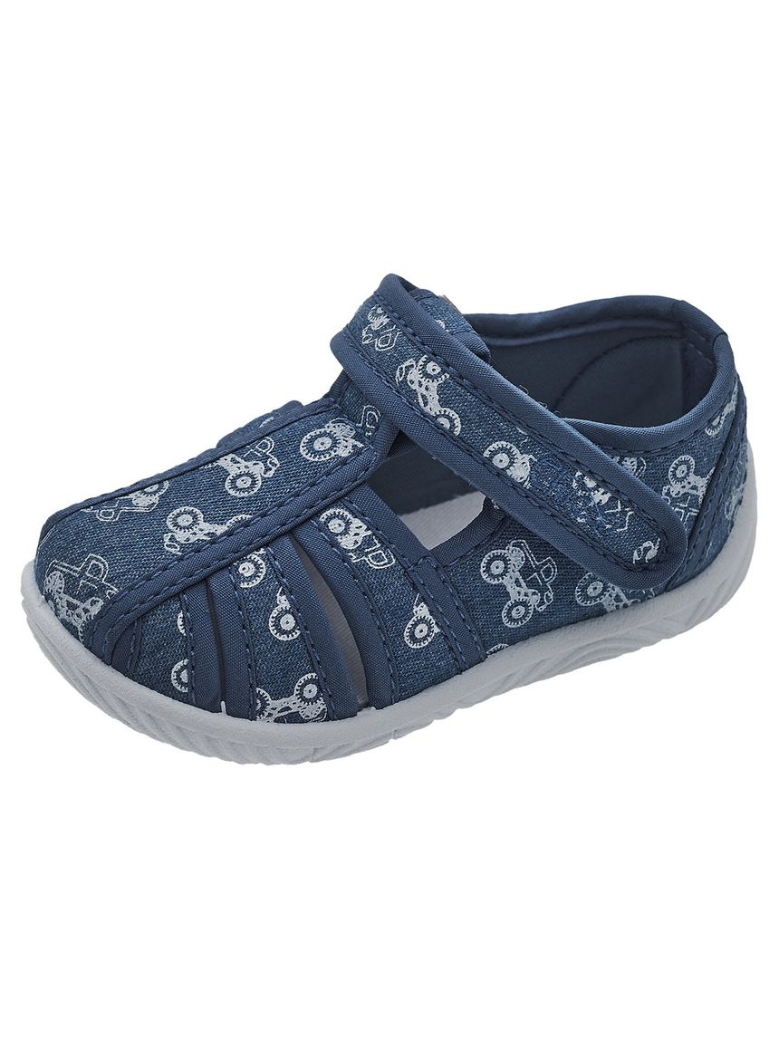 Pantofole per uso interno ed esterno casa, casa e asilo con strappo