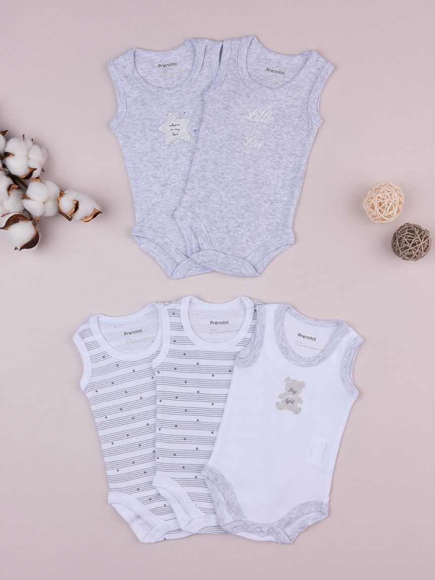 Pack 5 body smanicati