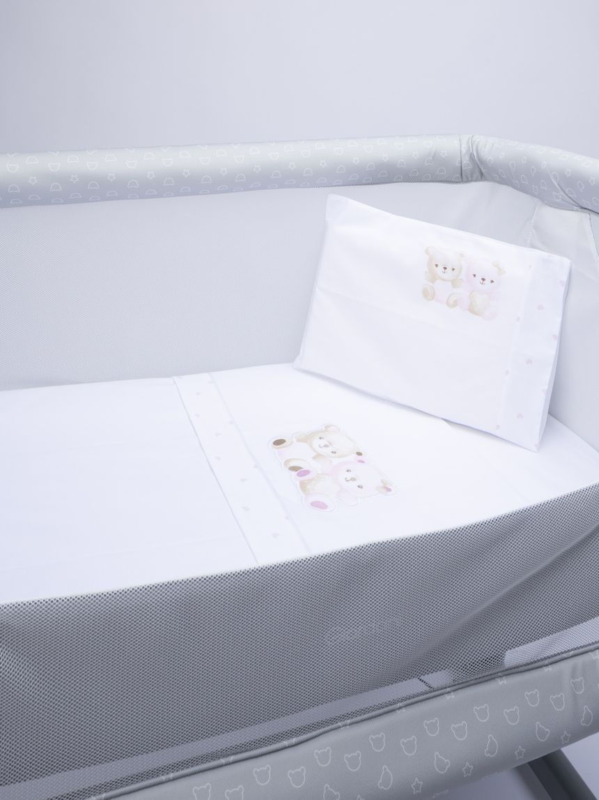 Set 3 pezzi culla orsetti