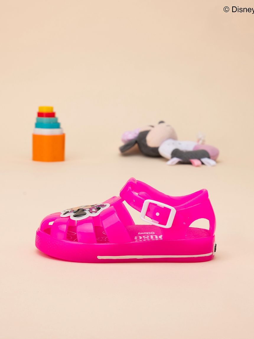 Sandalo jelly fucsia bimba