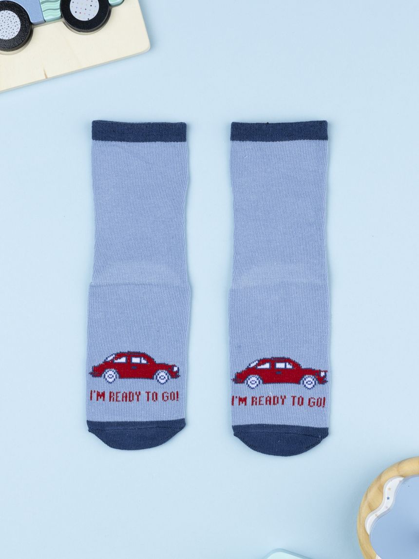 Antiscivolo bimbo blu macchina