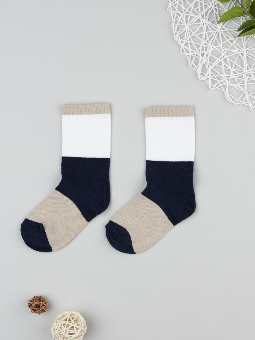 Gambaletto bambino color block